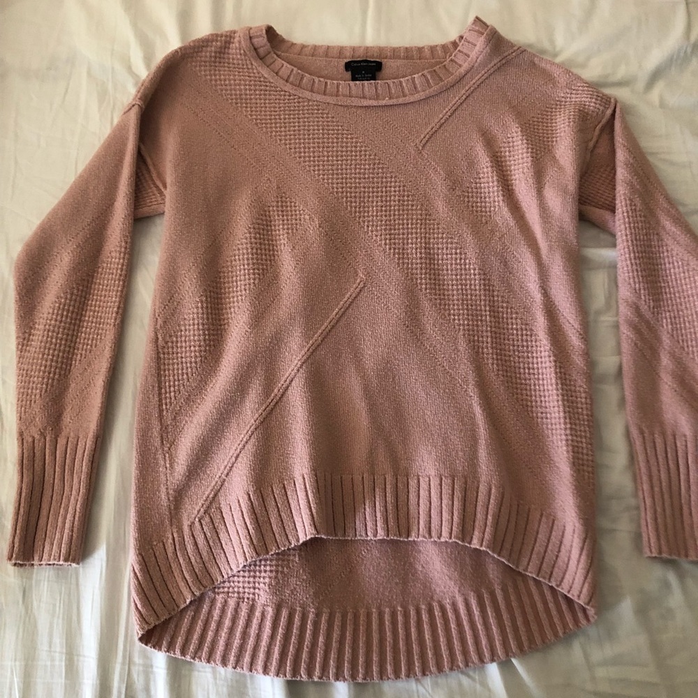 Blush pink Calvin Klein sweater